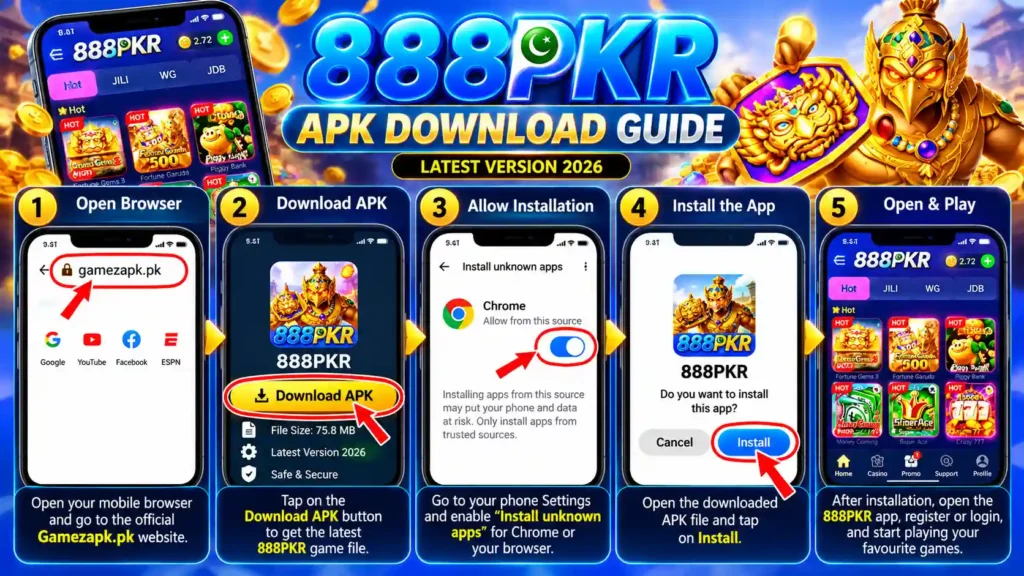 888PKR Game APK Download