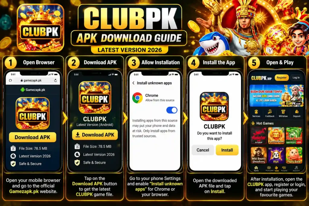 CLUBPK Game APK Download