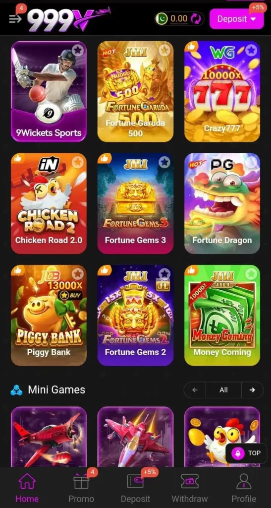 Games In 999V Game
