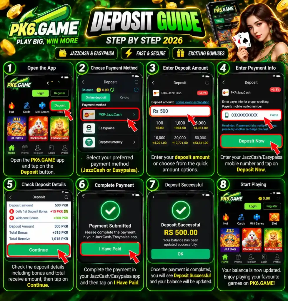 PK6 Game Deposit Guide