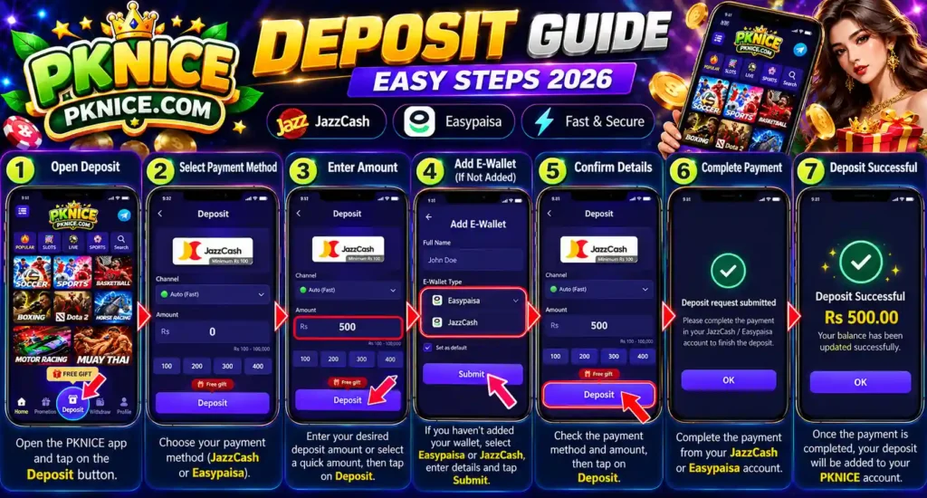 PKNICE Deposit Guide